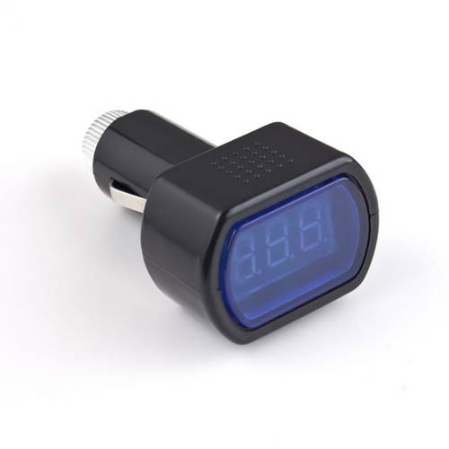 Universal LED Digital Display Cigarette Lighter Electric Voltage Meter For Auto Car Vehicle Battery Monitor Voltmeter Black
