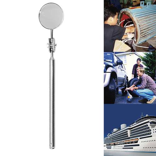 Round mirror extension car angle telescopic car inspection inspection lens manual tool auto parts Maintenance Folding