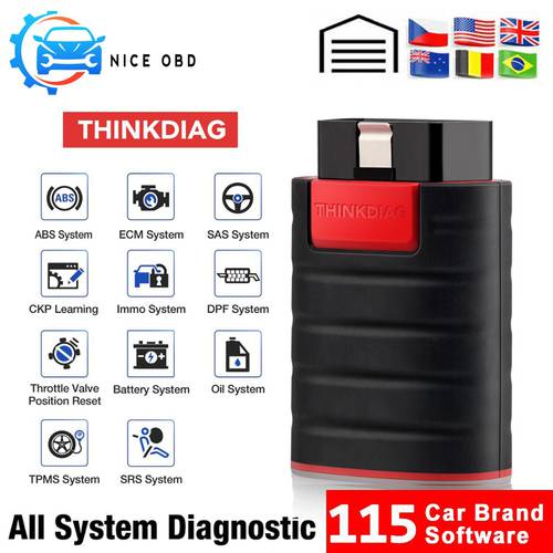 THINKCAR Thinkdiag Old version OBD2 Scanner V1.23.004 Full system for car tools ecu coding 1 year free Easydiag4