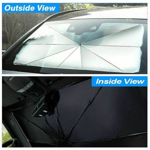 Universal Car Cover Windshield UV Protection Shield Sunshade Front Rear Window Mount Umbrella Windshield Sun Shade Anti Hot