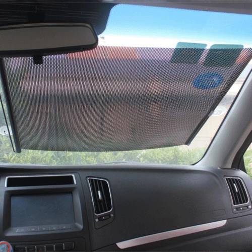 Summer Car Automatic Retractable Windshield Window Sunshade Cover Shield Curtain Car Accessories Interior