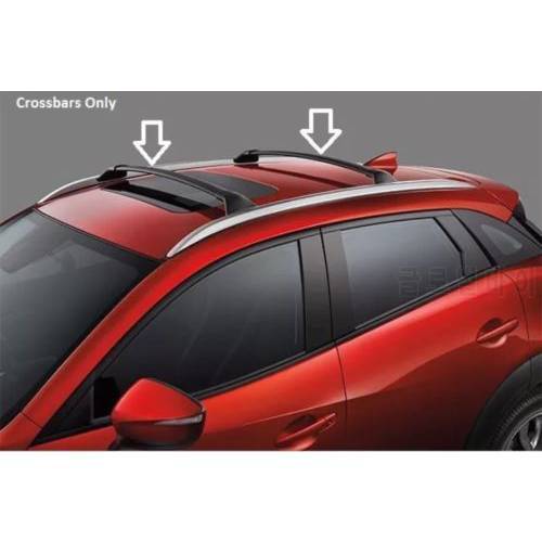 4Pcs left right front rear Aluminium roof rack rail cross bar crossbar fit for Mazda CX3 CX-3 2016 2017 2018 2019 2020 protector
