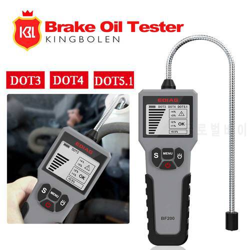Brake Fluid Tester Auto Brake Oil Liquid Tester BF100/BF200 2in1TPMS Detector Tester OBD2 Diagnostic For DOT3/DOT4/DOT5.1