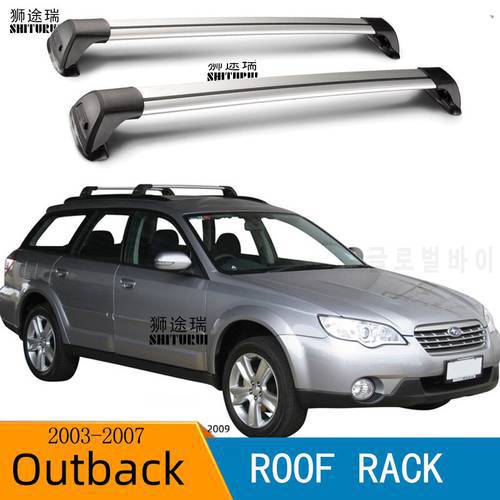 FOR SUBARU OUTBACK (BL, BP) 2003-2009 Car bald section mute section cross bar load bar aluminum alloy roof box
