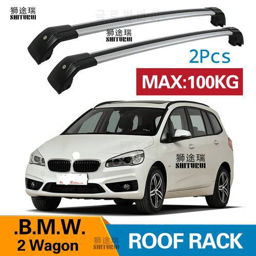 2Pcs Roof bars For BMW 2-Series Active Tourer Gran Tourer 2015-2021 wagon Aluminum Alloy Side Bars Cross Rails Roof Rack Luggage