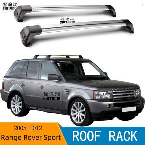 For LAND ROVER RANGE ROVER SPORT SUV 2005-2012 (FIXED POINT) Serultra quiet truck roof rack bar car special aluminum alloy belt