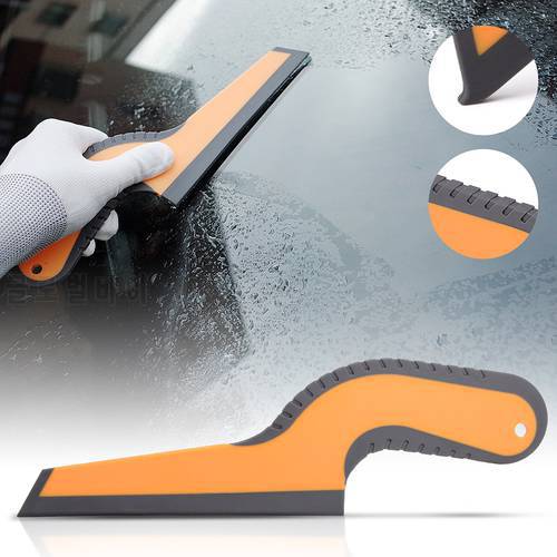 EHDIS 1/2pcs Carbon Fiber Film Install Squeegee Windshield Water Wiper Glass Window Tinting Scraper Car Vinyl Wrap Cleaning Tool
