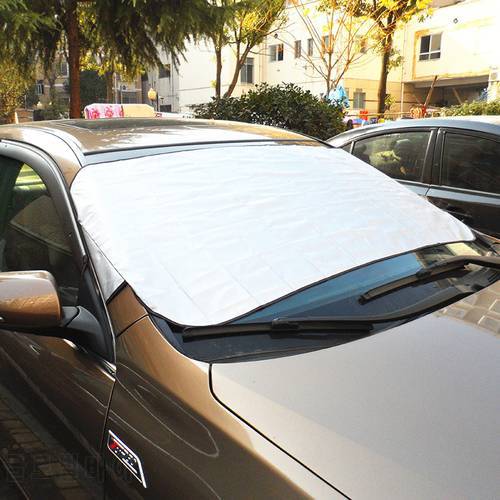 Car front windshield snow ice protector sunshade for Volkswagen Skoda Octavia Fabia Rapid Superb Yeti Roomster