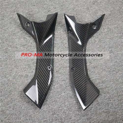 Motorcycle Dash Panels Fairing Kit in Carbon Fiber For Yamaha YZF-R6 2017+ Twill Glossy Weave