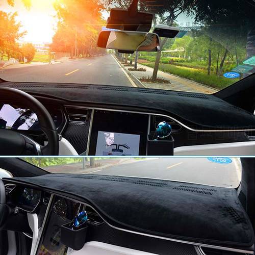 JY DashMat Dash Mat Cover Dashboard Car Interior Pad Car Styling Protector Accessories Fit For TESLA MODEL X 2015 up