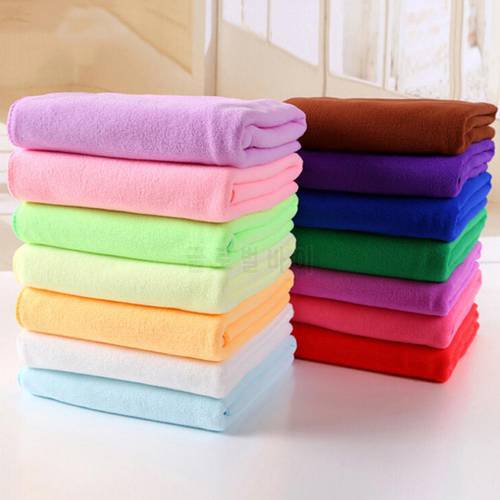 Water Absorbing Soft Microfiber Towel Washcloth Multi-Purpose Cleaning Cloth Bathing Hair Drying Face Car Wash Wiping 30x30cm