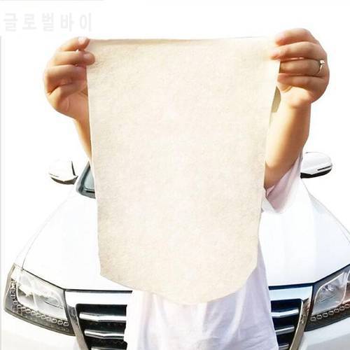 Auto Care Natural Chamois Car Cleaning Cloth Genuine Leather Wash Suede Absorbent Quick Dry Towels Car Cleaning Tools