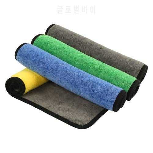 Microfiber Towel Car Wash Cloth Auto Cleaning Door Window Care Thick Strong Water Absorption For Car Home Automobile Accessories