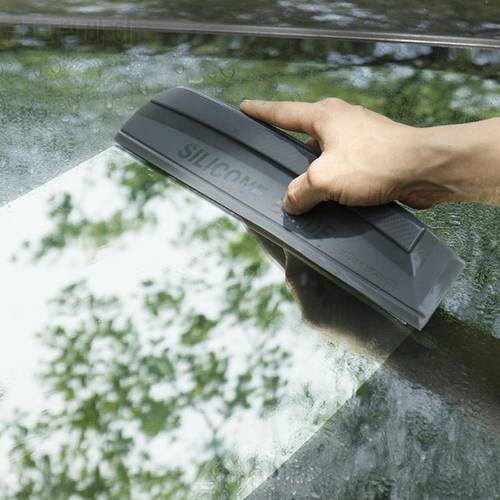VODOOL Silicone Car Wash Wiper Plate Auto Window Glass Cleaning Wiper Brush Scraper Wiper Cleaner Blade Windshield Cleaning Tool