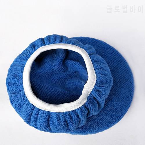 Car Cleaning Towel Blue Microfiber Polishing and Waxing Cover, Lint-free Special Waxing Cloth Cover Cleaning Tool Accessories