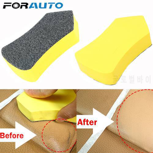 1Pc for Car Leather Seat Auto Care Detailing Polishing Tool Car Nano Cleaning Brush Interior Cleaning Brush Felt Washing Tool