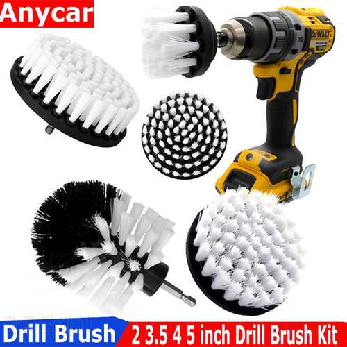 Power Scrubber Brush Set Bathroom drill brush for Cleaning Cordless Drill Attachment Kit Power Scrub Brush White