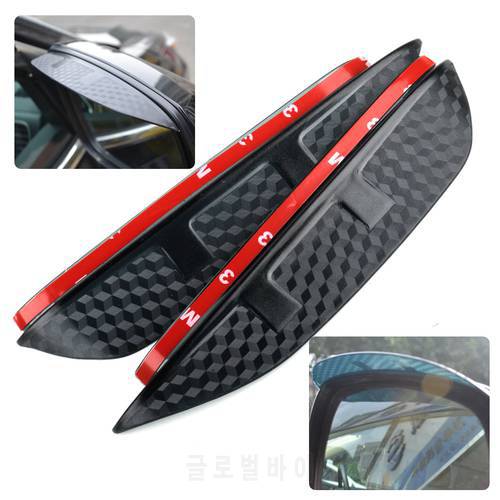 2pcs Left Right Rearview Rain Eyebrow Guard Cover Side Door Mirror Visor Shield Fit for Honda Civic 10th 2016 2017