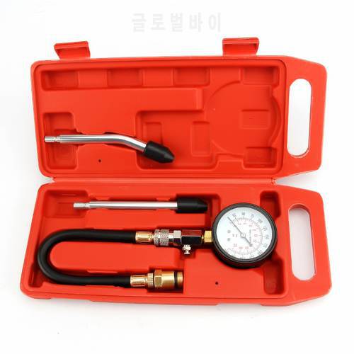 Cylinder Compression Automotive Motorcycles Petrol Engine Compression Tester Pressure Gauge Tester Kit Auto Repair Diagnostic To