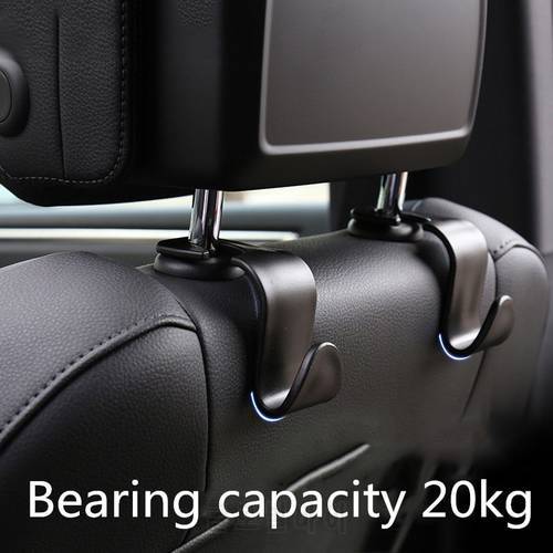 2pcs Car Seat Back Hooks Handbag Hanger For audi a1 a3 8p 8v a4 b6 b8 b7 b9 b5q5 a6 c6 c7 a6 c5 a5 a7 q7 s3 tt 8j accessories