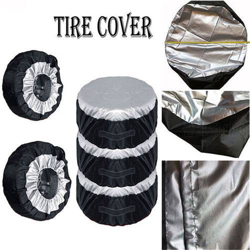 1PCS 65x37cm ire Cover Case Car Spare Tire Cover Storage Bags Carry Tote Polyester Tire For Cars Wheel Protection Covers