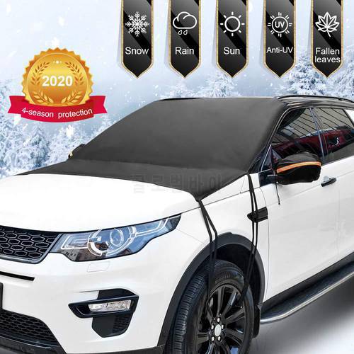 Car Snow Cover Winter Front Windshield Antifreeze Cover Pickup SUV Car Snow Cover Front Windshield Snow Protection Snow Cover