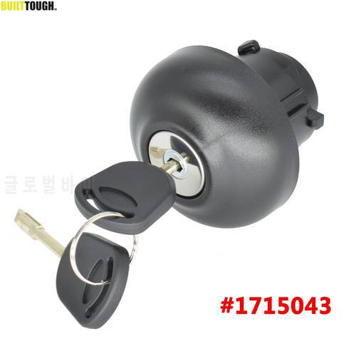 1715043 9C119K163AA For Ford Transit Mk7 Anti Theft Diesel Fuel Tank Filler Cap Cover Lock With 2 Keys Kit 2006 2007 2008 - 2018
