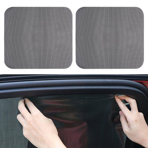 2Pcs Car Sun Shade Auto Side Window Static Cling UV Ray Protection Screen Sun Visor Visiere Protection Covering Film Sticker