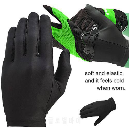 1 Pairs Glove Liner Black Liner Inner Thin Gloves Quick Drying Glove Bike Motorcycle Soft Sport Gloves Driving Cycling Gloves