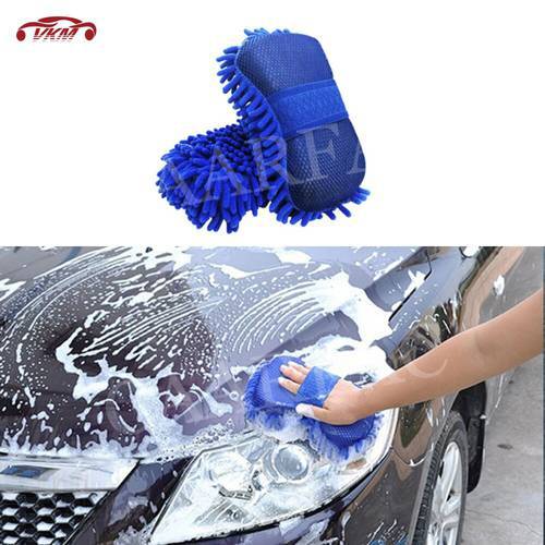 Auto Car Accessorise Microfiber Wash Sponge Premium Chenille Lint-free Scratch-free Ultra Soft Automobile Cleaning Universal Car