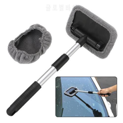 Car Window Cleaner Telescopic Windshield Cleaning Tools Glass Washing Brush Vehicle Wash Accessories