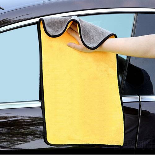 3PCS 800GSM Super Microfiber Car Cleaning Towel Auto Washing Glass Household Cleaning Thick Towels Car Accessories