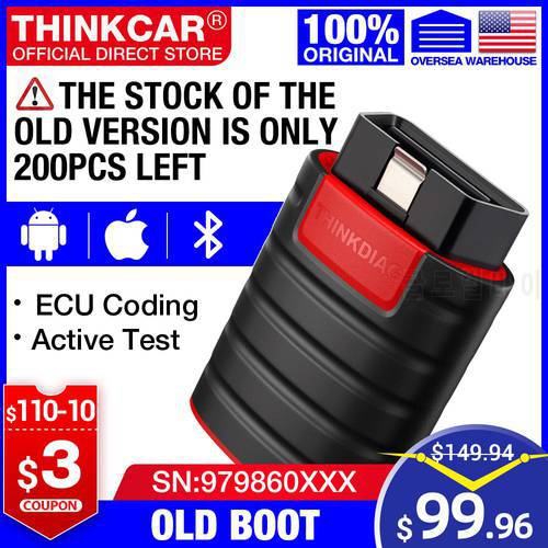 ThinkDiag Old Bluetooth Code Reader OBD2 Scanner Andriod IOS Diagnostic Tool OIL Reset Service Instead of EasyDiag