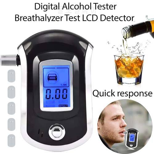 Professional Digital Breath Alcohol Tester Breathalyzer Alcohol Breath Tester Alcohol Detector Dropshipping