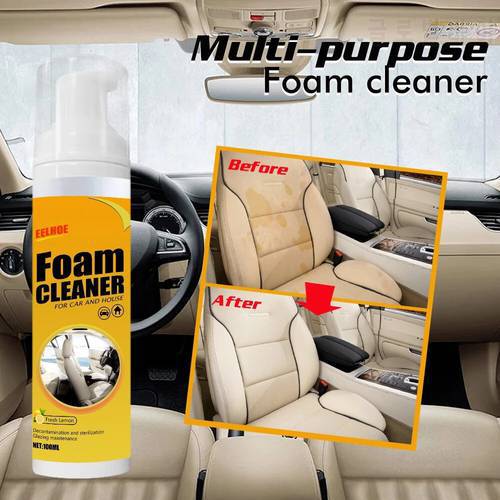 100ml Auto Multi-purpose Foam Cleaner Anti-aging Cleaning Automoive Car Interior Home Cleaning Foam Spray