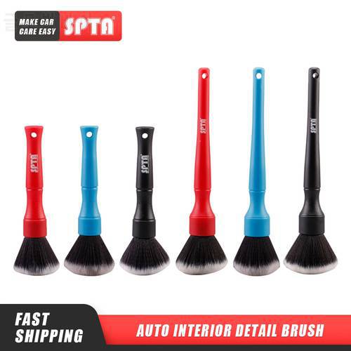 (Single Sale) SPTA Ultra-Soft Detailing Brush Super Soft Auto Interior Detail Brush With Synthetic Bristle Car Dash Duster Brush