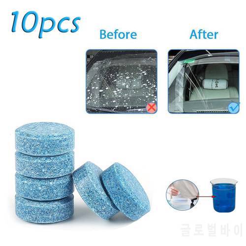 Car Effervescent Tablets Windshield Wiper Glass Cleaning Universal Window Floor Compact Solid Cleaner