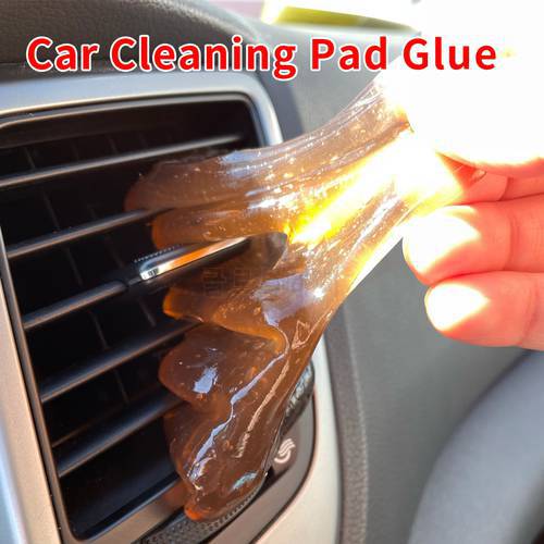 New 60ml Auto Car Cleaning Pad Glue Powder Cleaner Magic Cleaner Dust Remover Gel Home Computer Keyboard Clean Tool Car Cleaning