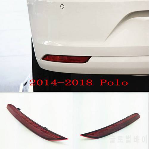 For Polo 2014-2018 Rear bumper reflective strip Rear bumper reflector Safety trim 6RD 945 105 6RD 945 106