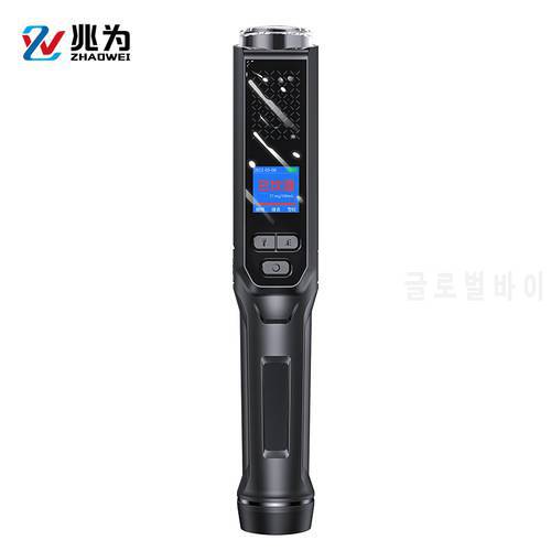 Automatic Alcohol Tester Professional Breath Tester LED Display Portable Rechargeable Breathalyzer Alcohol Test Tool Baton