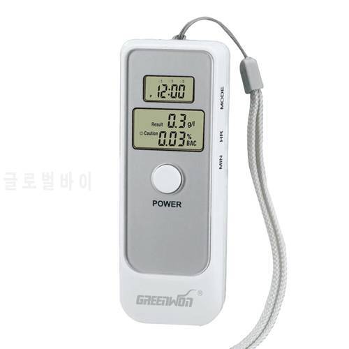 GREENWON Dual LCD Display Digital alcohol breath tester breathalyzer alcohol detector breath alcohol meter/tester