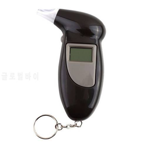 2020 Professional Alcohol Breath Tester Analyzer Detector Test Keychain Breathalizer Breathalyser DeviceLCD Screen