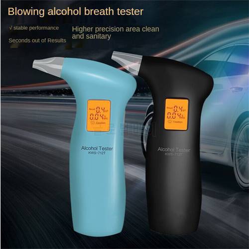 Driver Alcohol Tester Measuring Drunk Driving Blowing Type Detector Special Inspection Alarm Instrument Artifact Exhaler