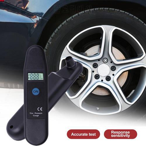 Auto Digital Tyre Pressure Gauge LCD Display Accuracy Wheel Pressure Monitor Vehicle For Cars Motorcycles Bicycles SUVs RVs ATVs
