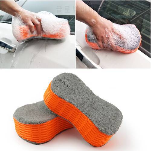 1/2/3Pcs Car Wash S form Sponge Bone Design For Polishing Porous Car Motorcycle Washer Car Care Cleaning Brushes Sponge
