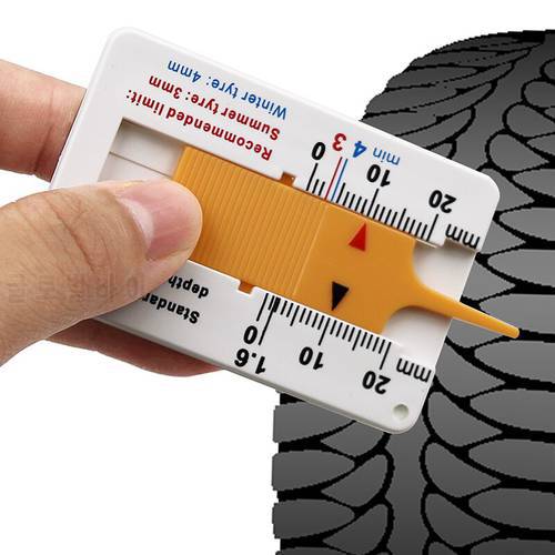 Auto Car Tyre Tread Depth Depthometer Gauge Caliper Tire Condition Monitor Pointer Display Tire Repair Tools Car Accessories
