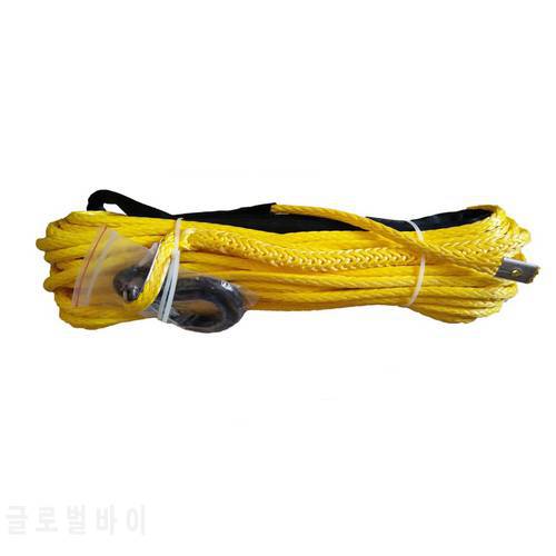factory direct sale 12mm x 30m synthetic winch rope for 4x4 4wd atv