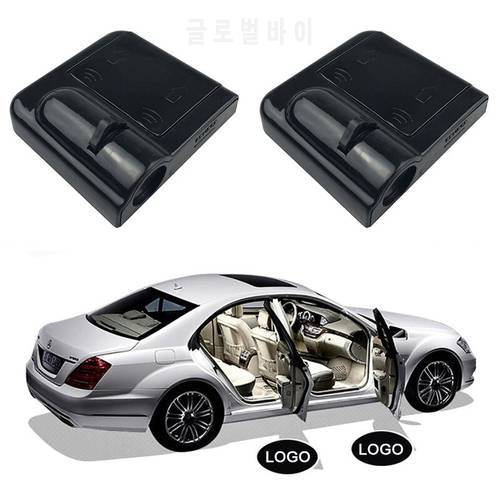 2PCS New Universal Led Car Door Welcome Laser Projector Logo Ghost Shadow Night Lights Wireless Car Accessories Kits for Renault