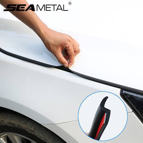 Car Hood Sealing Strip Universal Auto Rubber Seal Strip for Engine Covers Seals Trim Sealant Waterproof Anti Noise Accessories