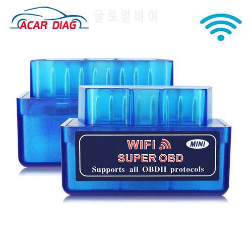 ELM327 WIFI V1.5 OBD2 Car Diagnostic Scanner Support All OBDII Protocols Work on Android/iOS/Windows OBD Elm 327 Free Shopping